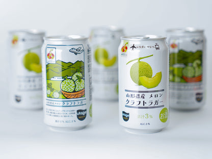 山形県産メロンクラフトラガー　6本セット