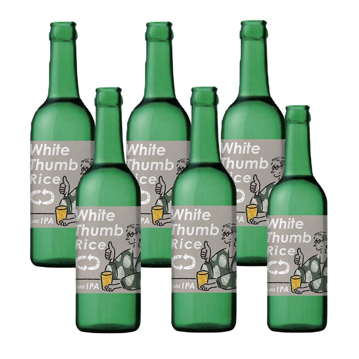 White Thumb Rice ビール6本セット – UTAGE BREWING